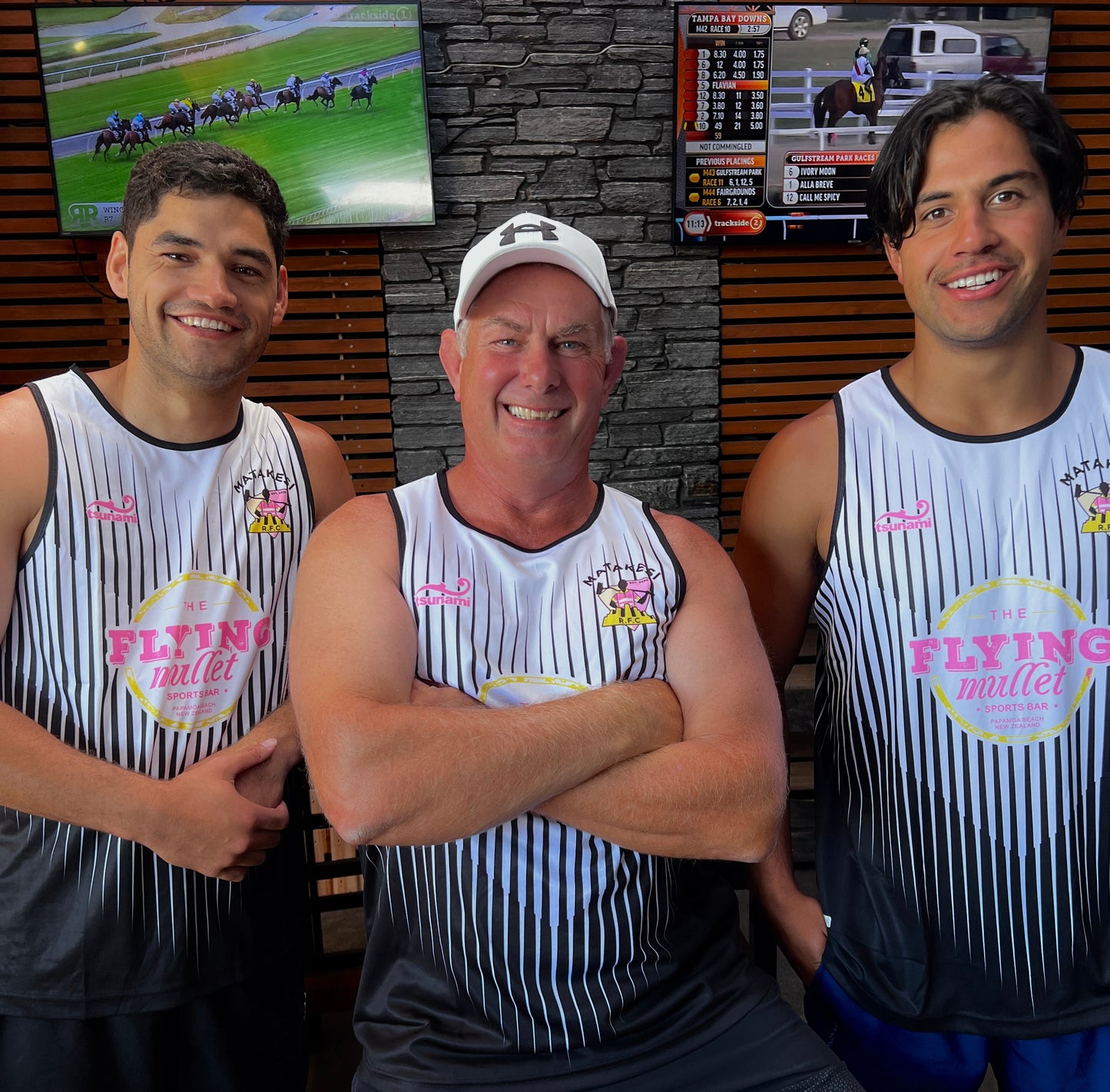 The Flying Mullet X Matakesi Supporter Singlets
